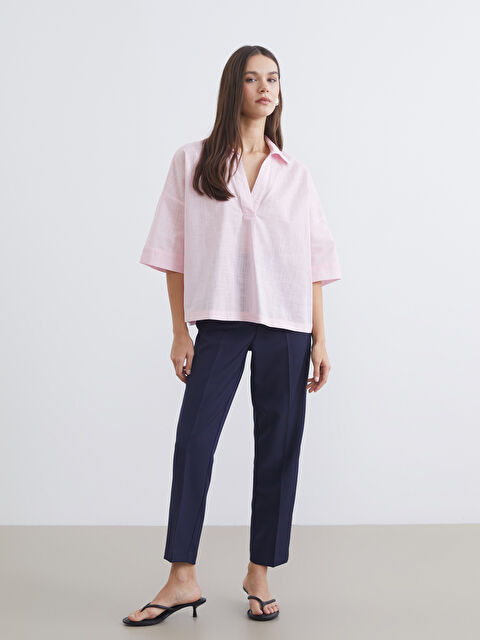 LCW Vision Woman NAVY Formal Dress Trousers - S6CE14Z8-JHE