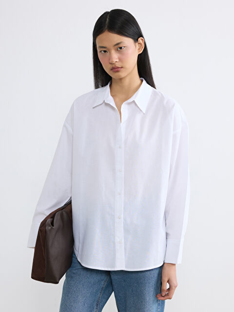 LCW Vision Woman WHITE Shirt - S6CE42Z8-Q6K