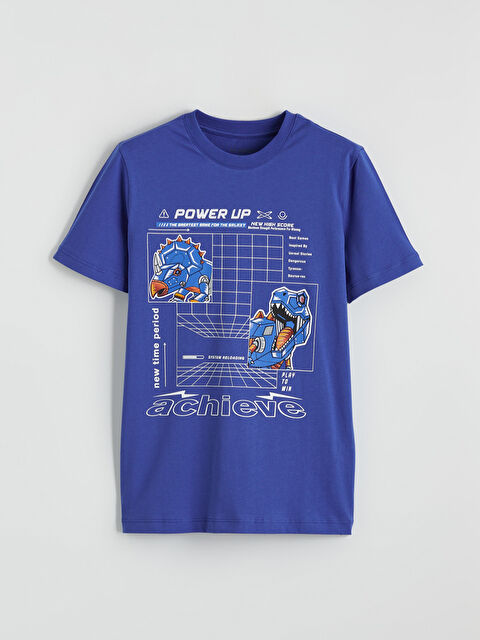 LCW ECO Dinozor Baskılı Erkek Çocuk Tişört - S6CE52Z4-R4A