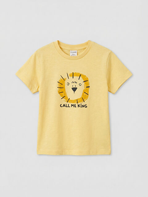 LCW baby Baskılı Erkek Bebek Tişört