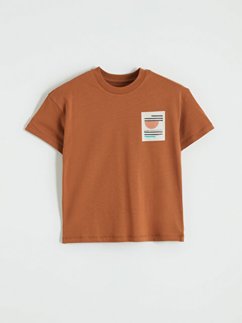 LCW ECO Baskılı Erkek Çocuk Tişört - S6CE75Z4-H9T