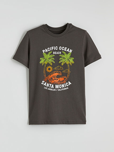 LC WAIKIKI Erkek Çocuk Santa Monica Baskılı Tişört - S6CE95Z4-R38
