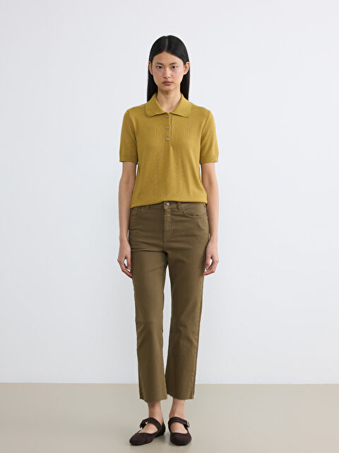 LCW Jeans Crop Flare Kadın Jean Pantolon - S6CF06Z8-R1D