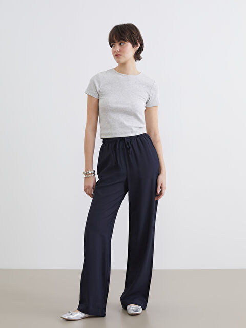 XSIDE Woman NAVY Trousers - S6CF12Z8-CRP