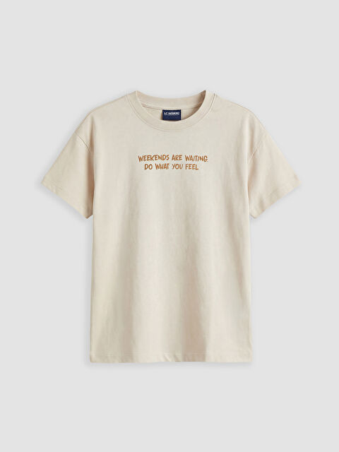 LC WAIKIKI Baskılı Erkek Çocuk Tişört - S6CF34Z4-QW6