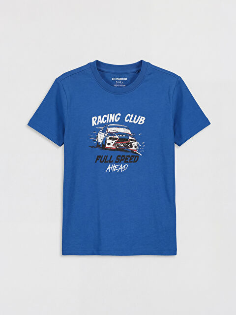 LC WAIKIKI Bisiklet Yaka Baskılı Erkek Çocuk Tişört - S6CG60Z4-R4A