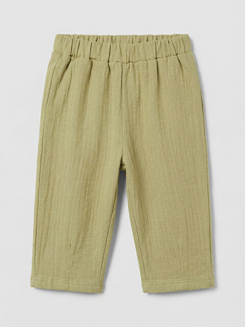 LCW baby Beli Lastikli Erkek Bebek Pantolon