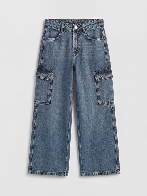 LCW Kids Girl BLUE Jeans - S6CI47Z4-SHK