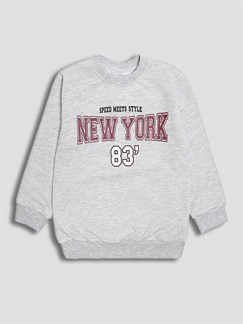 LCW baby Baby Boy WHITE Sweatshirt - S6CI72Z1-CX8