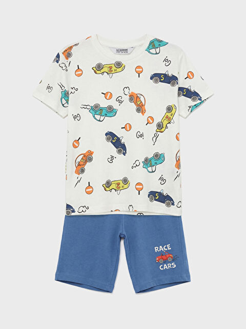 LCW Kids طقم بيجامة قصيرة - S6CI83Z1-LQB