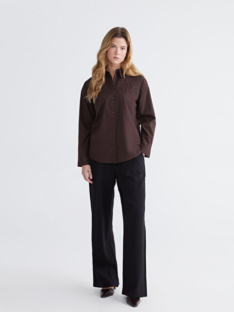 LCW Comfort Effortless elegance meets everyday comfort in our wide-leg trousers with an elasticated waist. - S6CJ51Z8-CVL