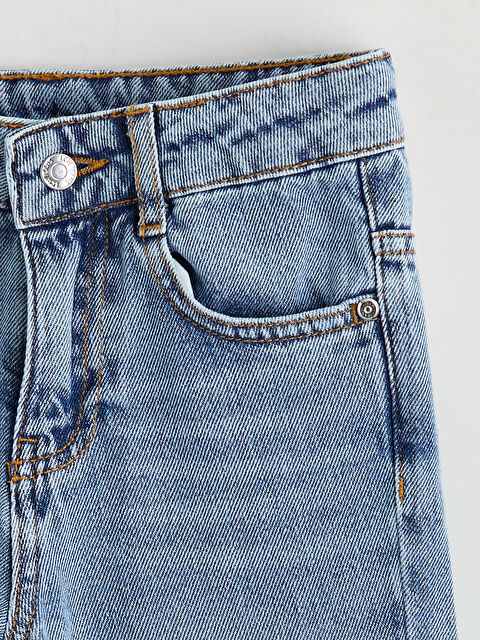 LCW Kids Elasticated Waist Girls' Jeans - S6CJ66Z4-LR1