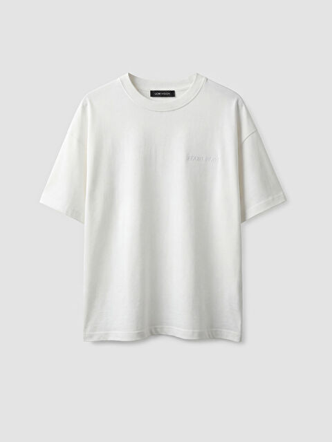 LCW Vision تي شيرت طوبي مصفر نساء - S6CK11Z8-R9J