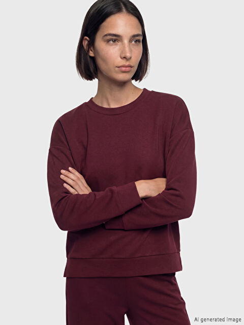 LCW Vision Soft Touch Oversize Women's Sweatshirt - S6CK13Z8-HNV