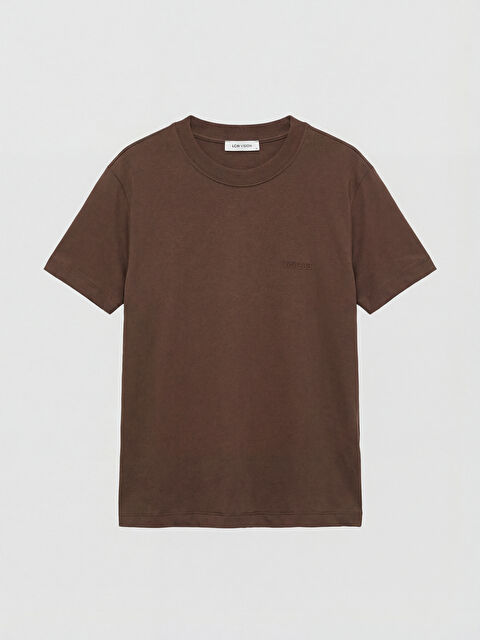 LCW Vision Woman BROWN T-Shirt - S6CK16Z8-HDB