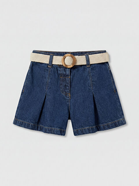 LCW baby Girl INDIGO Denim Shorts - S6CK45Z1-507