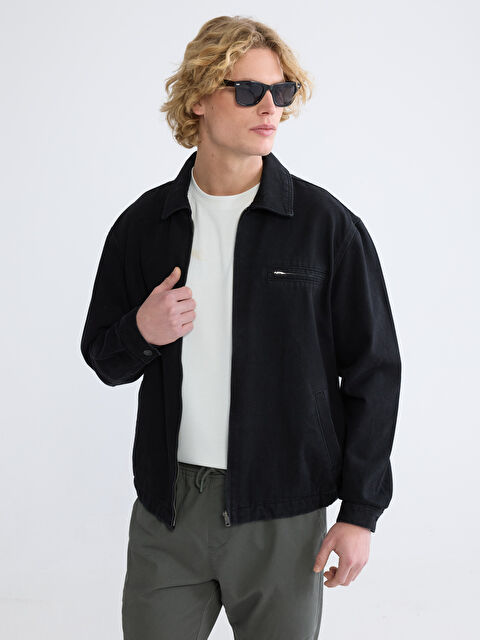 LCW Jeans Rahat Kalıp Erkek Jean Ceket - S6CK55Z8-326