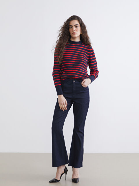 LCW Jeans Flare Kadın Jean Pantolon - S6CK66Z8-309