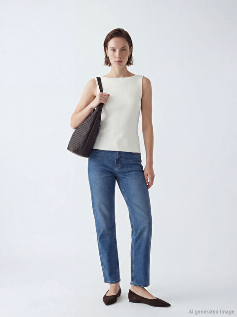 LCW Jeans Slim Fit Kadın Jean Pantolon - S6CK70Z8-507