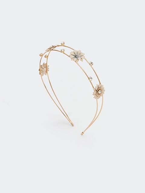 LCW ACCESSORIES Çiçek Desenli Kız Çocuk Taç  - S6CL44Z8-M0T