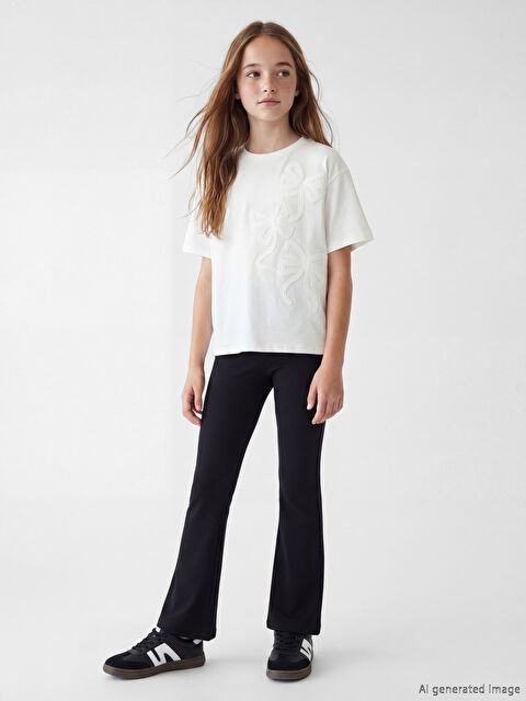 LCW Kids Colanți NEGRU Fată