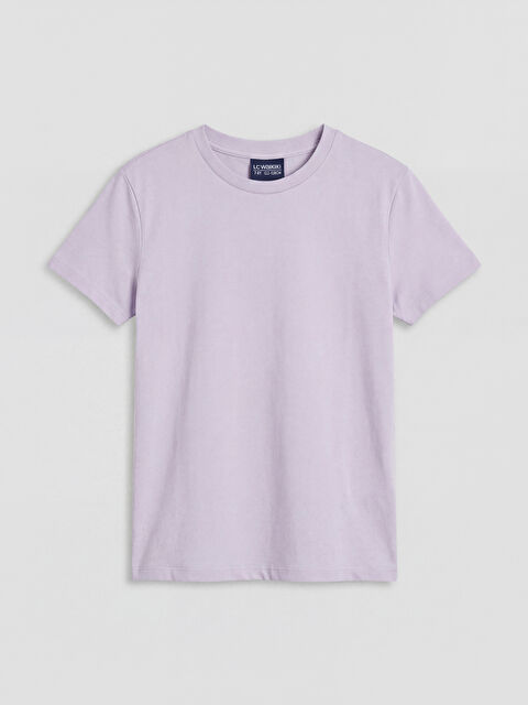 LCW Kids Bisiklet Yaka Kız Çocuk Tişört - S6CL54Z4-G0W