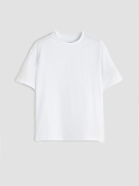 LCW Kids Bisiklet Yaka Basic Kız Çocuk Tişört - S6CL61Z4-Q6K