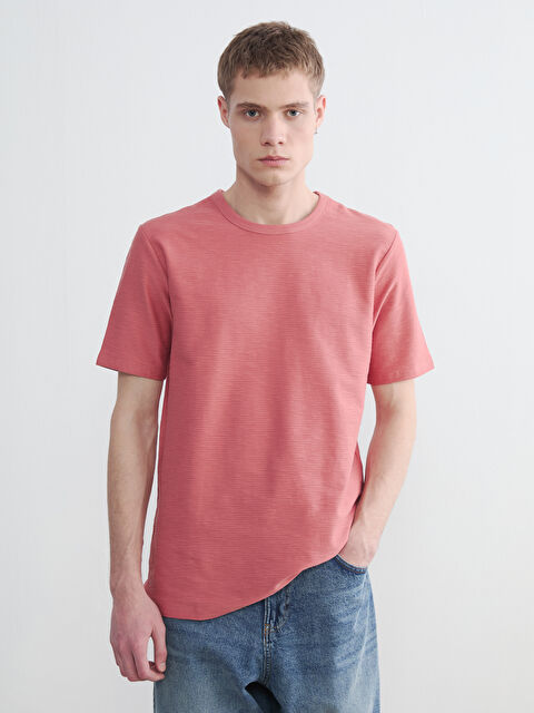 XSIDE Bisiklet Yaka Erkek Tişört - S6CL82Z8-13M