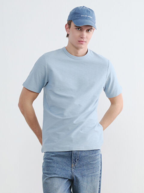 XSIDE Bisiklet Yaka Erkek Tişört - S6CL82Z8-1PM