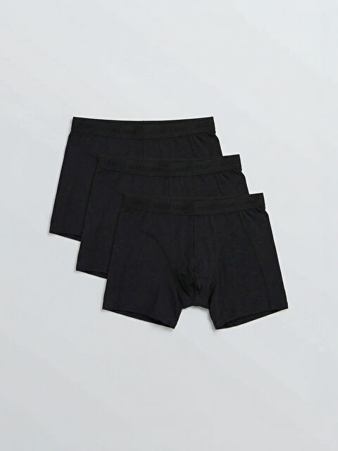 LC WAIKIKI Standart Kalıp Pamuklu Esnek Erkek Boxer 3'lü - S6CM44Z8-CVL