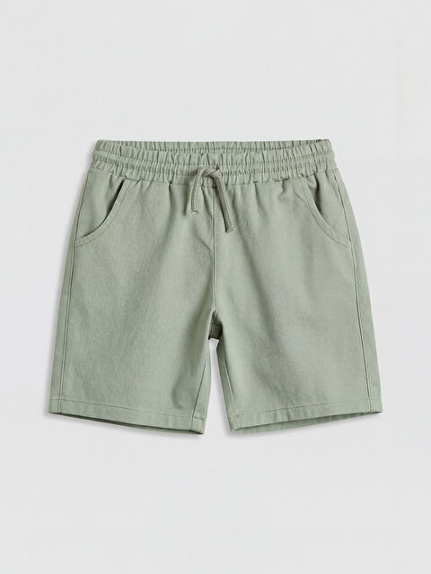 LCW baby Erkek Bebek Gabardin Şort - S6CM65Z1-GGY