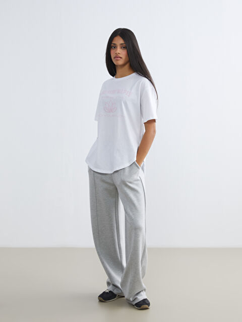 KOOR SPORT بنطال رياضي رمادي امرأة - S6CM84Z8-CT3
