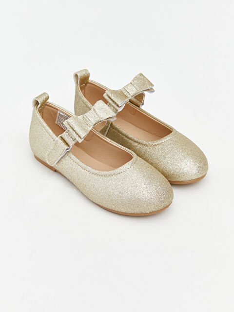 LCW STEPS Fiyonk Görünümlü Kız Bebek Babet  - S6CN88Z1-GHW