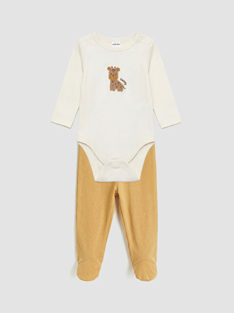 LCW baby Baby Boy ECRU Set - S6CO57Z1-FDL