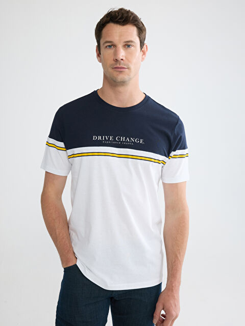 LCWAIKIKI Classic Man NAVY T-Shirt - S6CO76Z8-LGS