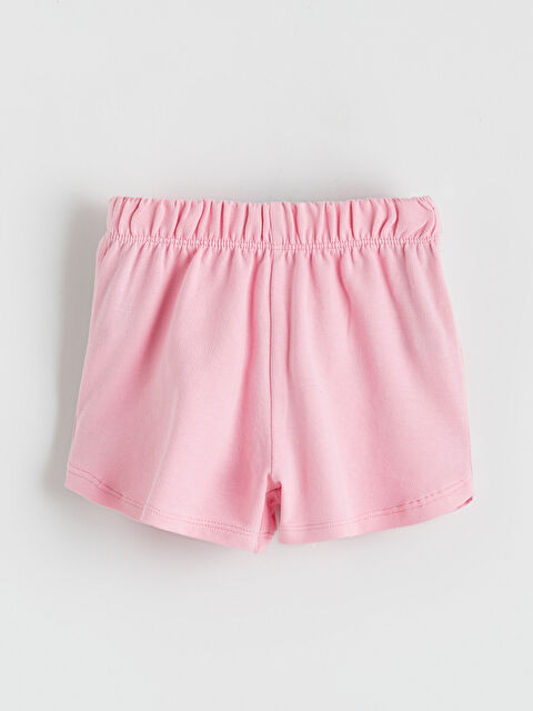LCW baby Elasticated Waist Baby Girl Shorts - S6CO86Z1-GA5