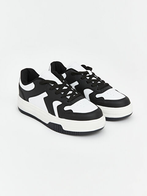 LCW STEPS Deri Görünümlü Kız Çocuk Spor Ayakkabı - S6CP18Z4-HUC