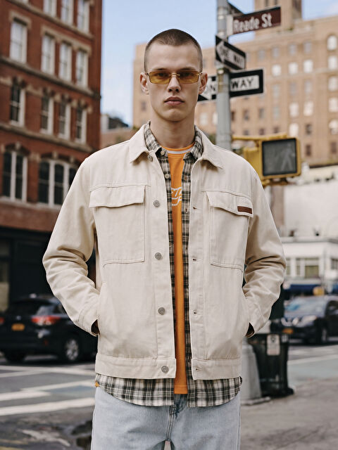 LCW Jeans Loose Fit Erkek Jean Ceket - S6CP31Z8-S7X