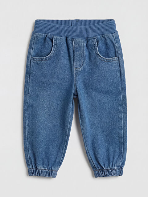 LCW baby Erkek Bebek Jean Jogger Pantolon - S6CP83Z1-476