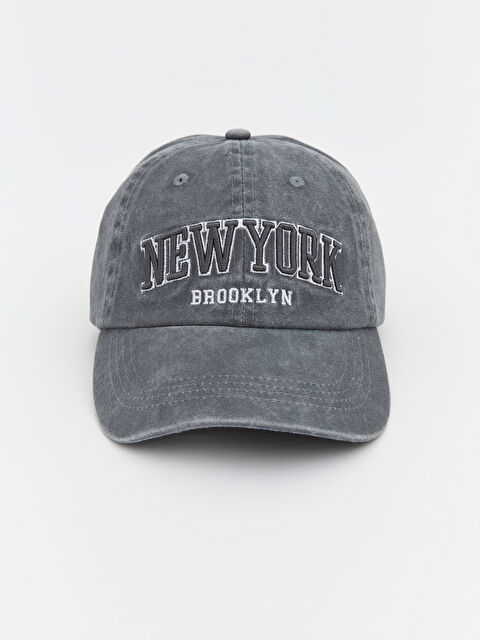 LCW ACCESSORIES New York Nakışlı Kadın Kep Şapka  - S6CQ01Z8-H0F
