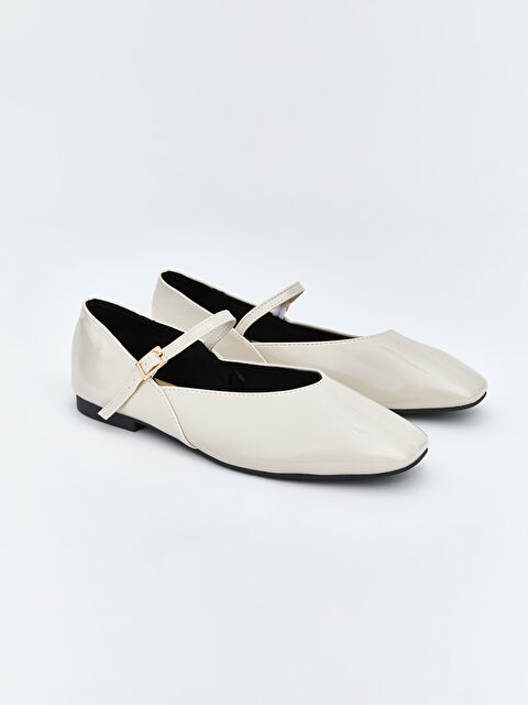 LCW STEPS أحذية باليه مسطحة بيج فاتح / ايكرو امرأة - S6CQ23Z8-FDH