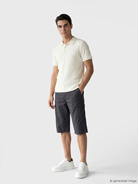 LCWAIKIKI Classic Standart Kalıp Erkek Kargo Şort