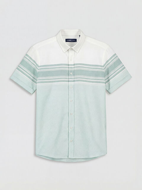 LCWAIKIKI Classic Regular Fit Armürlü Erkek Gömlek - S6CR06Z8-LFT