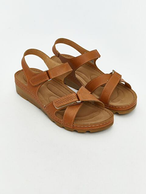 Once Deri Görünümlü Kadın Sandalet - S6CR32Z8-CXS