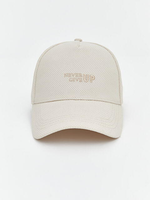 LCW ACCESSORIES Yazı Nakışlı Erkek Kep Şapka  - S6CR57Z8-SP4