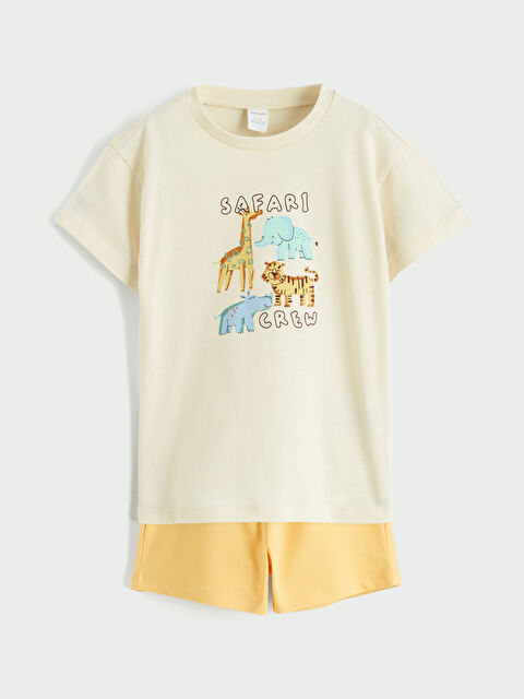 LCW baby طقم طوبي مصفر طفل صغير - S6CR67Z1-FDV