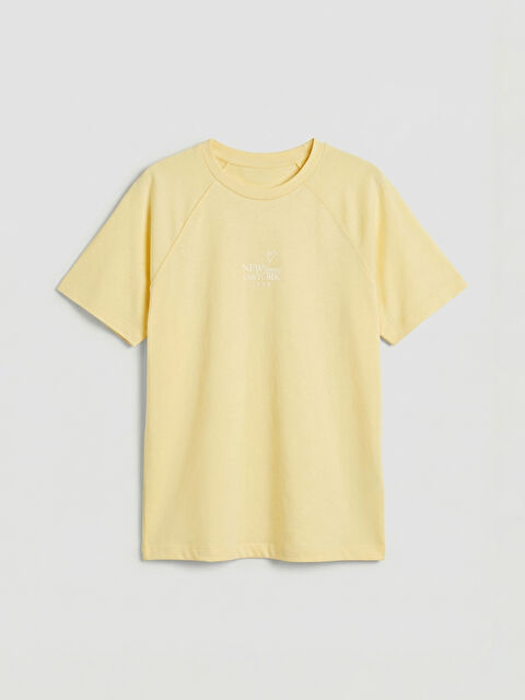 LCW Kids Girl YELLOW T-Shirt - S6CR74Z4-TDB