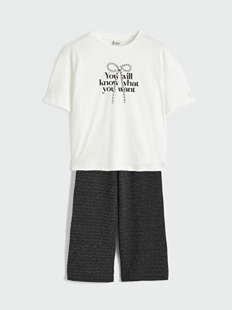 LCW Kids Girl ECRU Set - S6CS05Z4-R9J