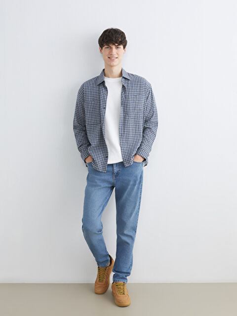 LCW Jeans 730 Havuç Kalıp Erkek Jean Pantolon - S6CS49Z8-H45