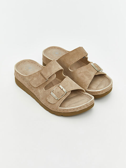 LCW STEPS Süet Görünümlü Kadın Terlik - S6CS92Z8-EYM